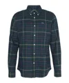 Barbour Check Pattern Shirt In Blue