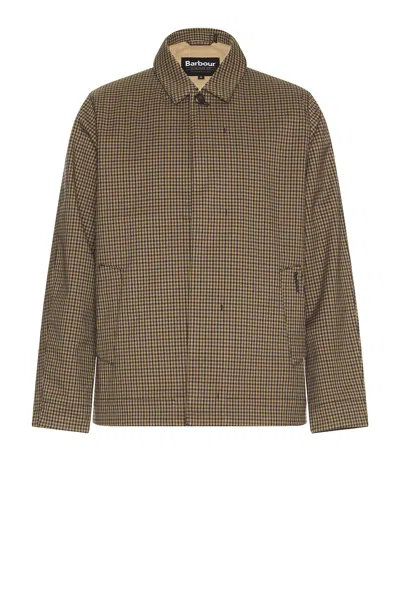 BARBOUR CHECK SHORT LORDEN SHOWERPROOF JACKET