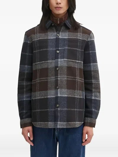 Barbour Checked Button-fastening Shirt In Multi