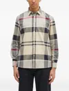 Barbour Checked Cotton Shirt In White