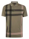 Barbour Blaine Tartan Mens Tailored Polo In Grün