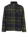 Barbour Jacket With Tartan Pattern In Multicolour