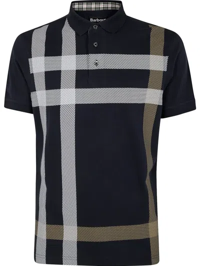 Barbour Blaine Short Sleeve Checked Polo Shirt In Multi