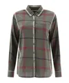 Barbour Oxer Check Shirts Green In Black