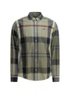 Barbour Check-pattern Button-down Shirt In Neutral
