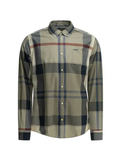 BARBOUR CHECK-PATTERN BUTTON-DOWN SHIRT