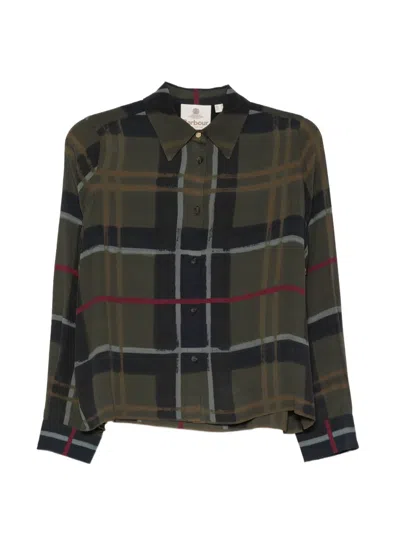Barbour Check-print Shirt In Green