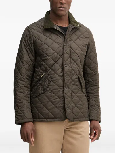 Barbour Chelsea Corduroy-collar Jacket In Green