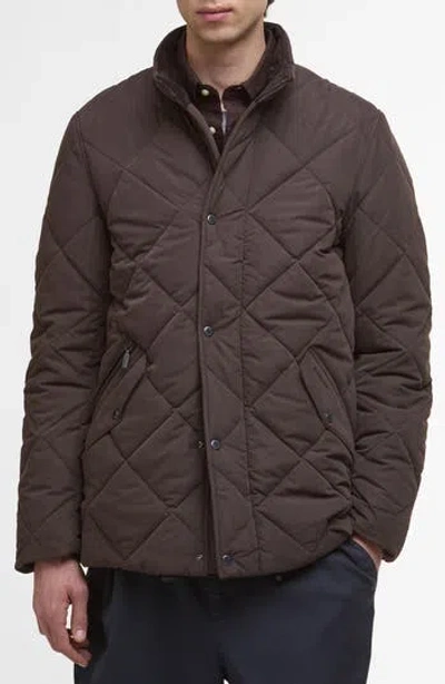 Barbour Chelsea Quilted Jacket In Brown