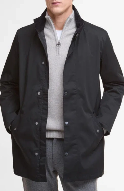 Barbour Chelsea Waterproof Twill Jacket In Black