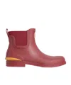 Barbour Chelseastyle Short Rain Boot In Red
