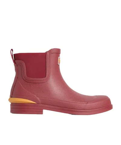 Barbour Chelseastyle Short Rain Boot In Red