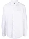 Barbour Chest-pocket Button-up Shirt In White