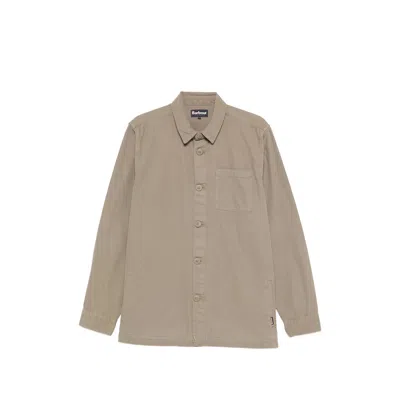 Barbour Beige Cotton Regular Fit Shirt In Brown