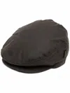 Barbour Cheviot Flat Cap In Green