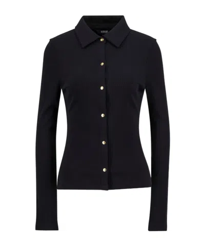 Barbour Chloe Ribbed Shirt In Black