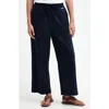 Barbour Woman Pants Midnight Blue Size 10 Cotton, Linen In Navy