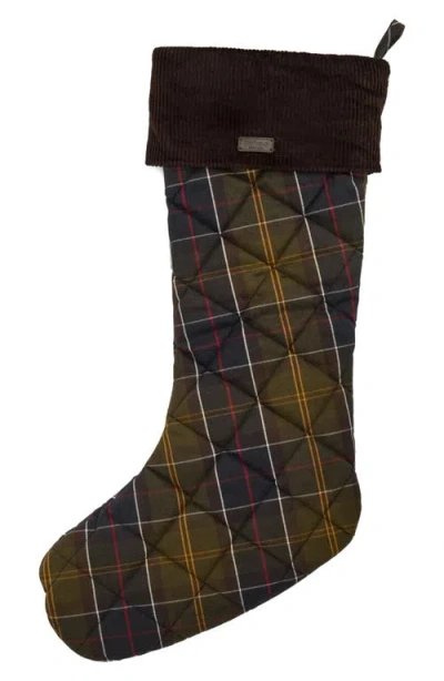 Barbour Christmas Stocking In Brown