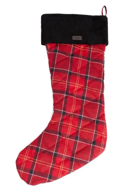 Barbour Christmas Stocking In Red