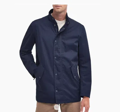 Pre-owned Barbour City Chelsea Water-proof Cotton-blend Jacket Msrp$395 Timeless&versatile In Navy Berwick