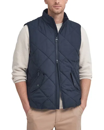 Barbour City Chelsea Mens Quilted Gilet In Navy