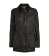 Barbour Collared Button-up Corduroy Jacket In Green