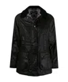 Barbour Classic Beadnell Waxed Jacket In Black