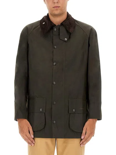 Barbour "classic Beaufort" Jacket In Green