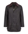 Barbour Brown Button-up Coat With Corduroy Collar In Brown