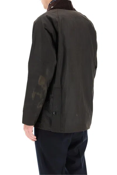 Barbour Classic Bedal Jacket In Waxed Cotton In Green