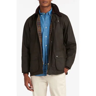 Barbour Classic Bedale Mens Wax Jacket In Olive