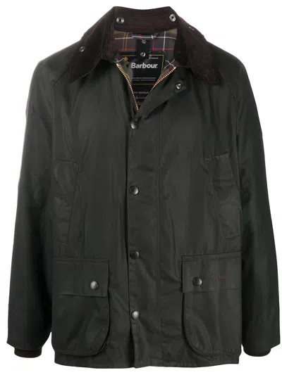 Barbour Classic Bedale Wax Jacket In Black