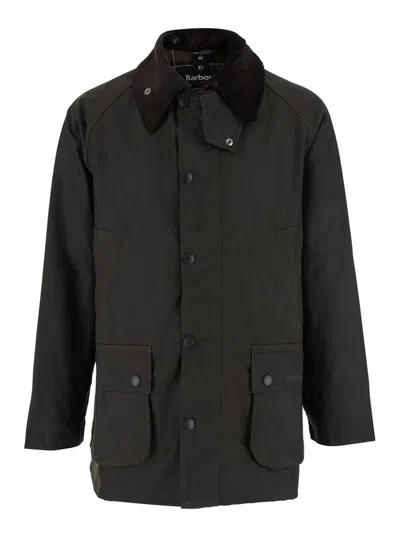 Barbour Classic Bedale Wax Jacket Aw25 Wax Cot Outw In Green