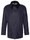 Barbour Ashby Wax Jacket In Black