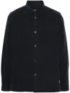 Barbour Washed Button-up Overshirt In Black