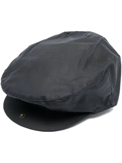 Barbour Classic Cotton Slip-on Hat - Curved Design In Navy
