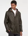 Barbour Classic Durham Mens Wax Jacket In Brown