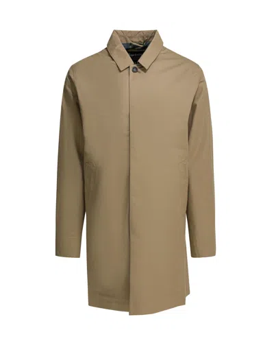 Barbour Classic Field Coat For Men In Washed Stone/highland Lake