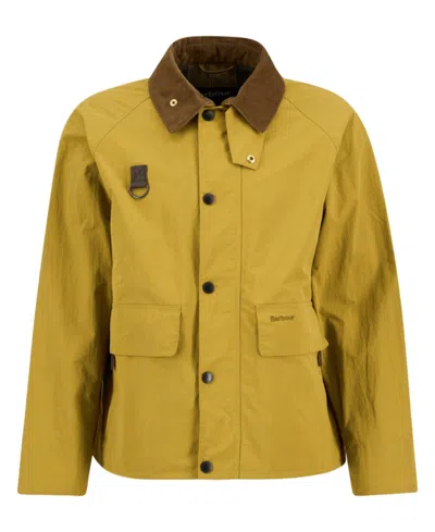 Barbour Classic Fit Lightweight Jacket For Men In Yellow