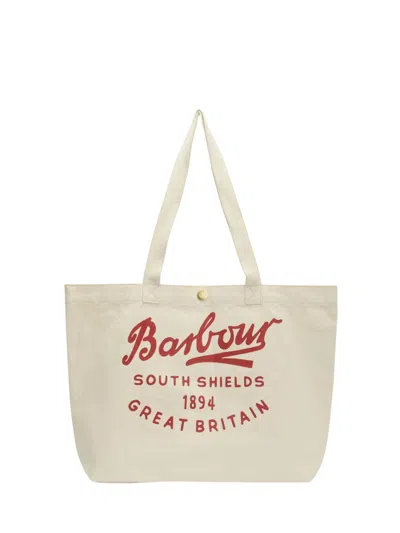 Barbour Classic Mini Tote Bag In Beige