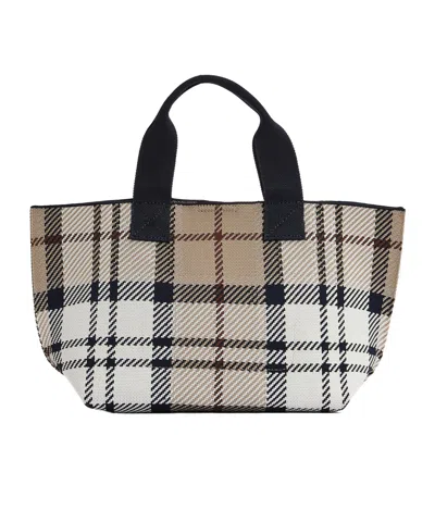 Barbour Classic Plaid Handbag In Black