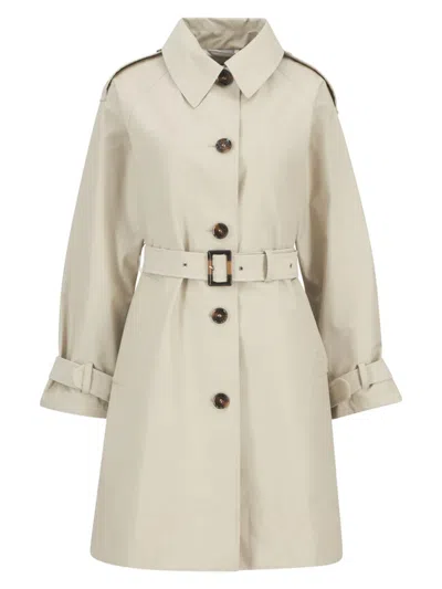 Barbour Classic Women's Mid-length Coat In Gray