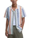 Barbour Clearwell Summer Fit Shirt Whisper White In Multi