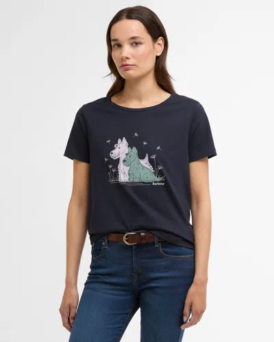 Barbour Clover Womens T-shirt In Blue
