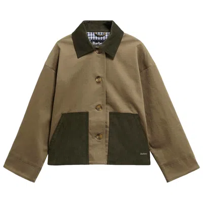 Pre-owned Barbour Cloverdale Casual Jacket 'dusky Green' | Women's Size 8