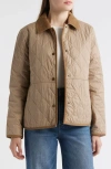 Barbour Clydebank Quilted Jacket In Brown