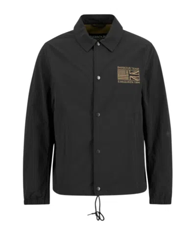 Barbour Coach Casual Jacket In Black