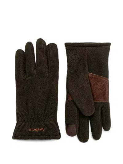 Barbour Coalford Fleece Gloves In Green