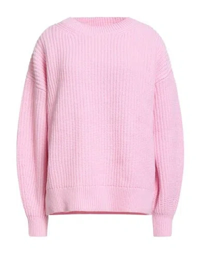 Barbour Coast To Country Woman Sweater Light Pink Size 8 Wool, Polyamide