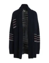 Barbour Coastal Collection Woman Cardigan Navy Size 8 Acrylic, Wool, Synthetic Fibers, Alpaca Wool,  In Blue